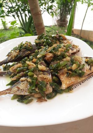 Foto resep Ikan kembung cabe ijo resep bedinde #parts 4#
