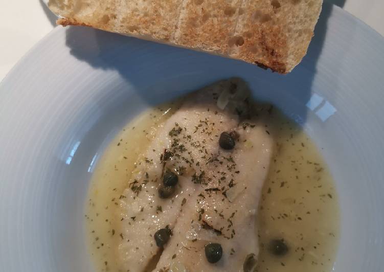 Fish in White Wine Sauce