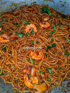 Gambar Mee Goreng Udang Spicy