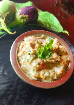 A picture of Baingan Bharta.