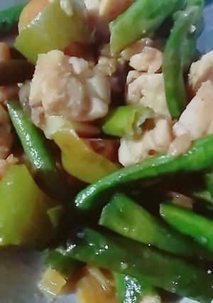 Foto resep Oseng tempe+kacang panjang