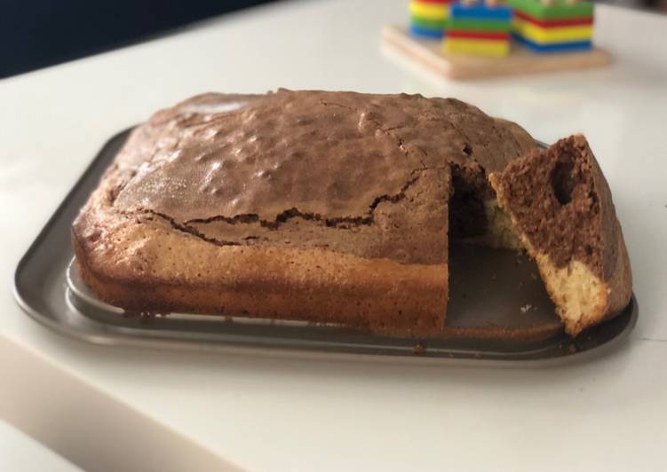 Bizcocho de yogur cebreado en Thermomix