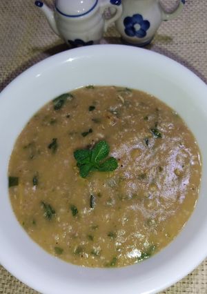 A picture of Chicken Porridge (oats).