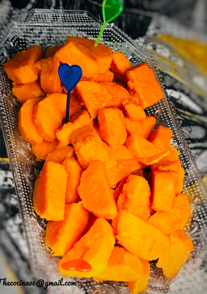 Una foto de Boniato picante al estilo Pakistani