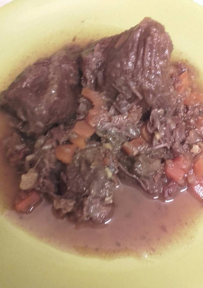 Una foto de Carrillada de ternera en salsa
