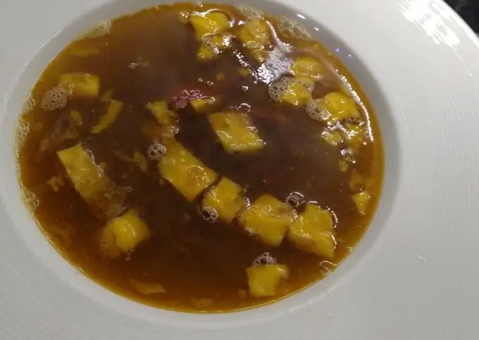 Pasos sencillos para Preparar  Sopa de yemas