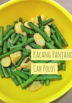 Foto resep Kacang Panjang cah Polos