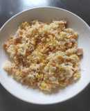 Fried Rice with Chicken Luncheon Meat