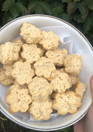 Una foto de Bizcochitos salados caseros apto para VEGANOS