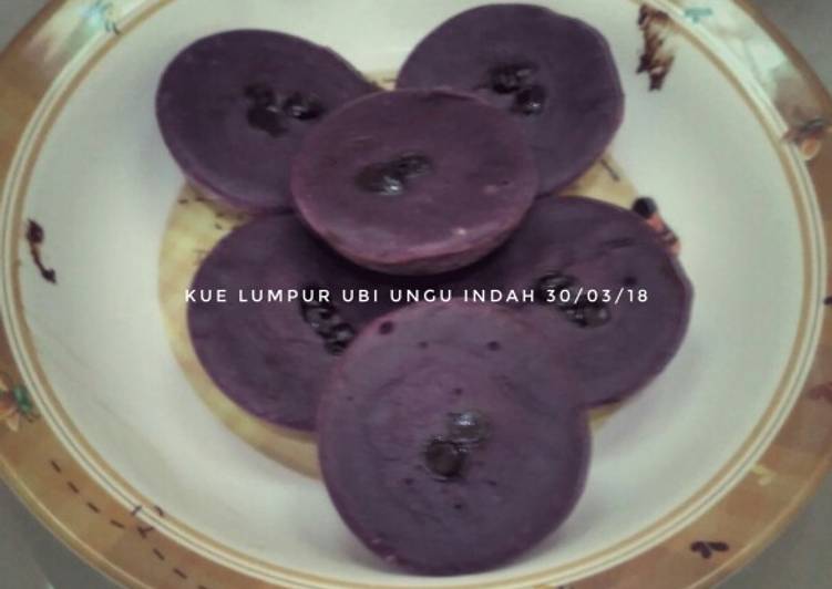 Cara Gampang Menyiapkan Kue Lumpur Ubi ungu, Sempurna