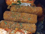 Pechuga Parmesana Con Espinacas