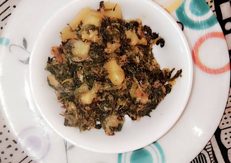 How to Prepare Quick Aalu methi veg