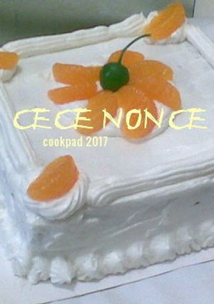 Foto resep Simple Birthday Cake