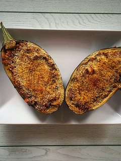 Una foto de Berenjenas rellenas de atún