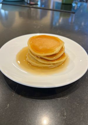 A picture of Cottage Cheese Pancakes.