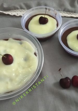 Foto resep Choco silky puding