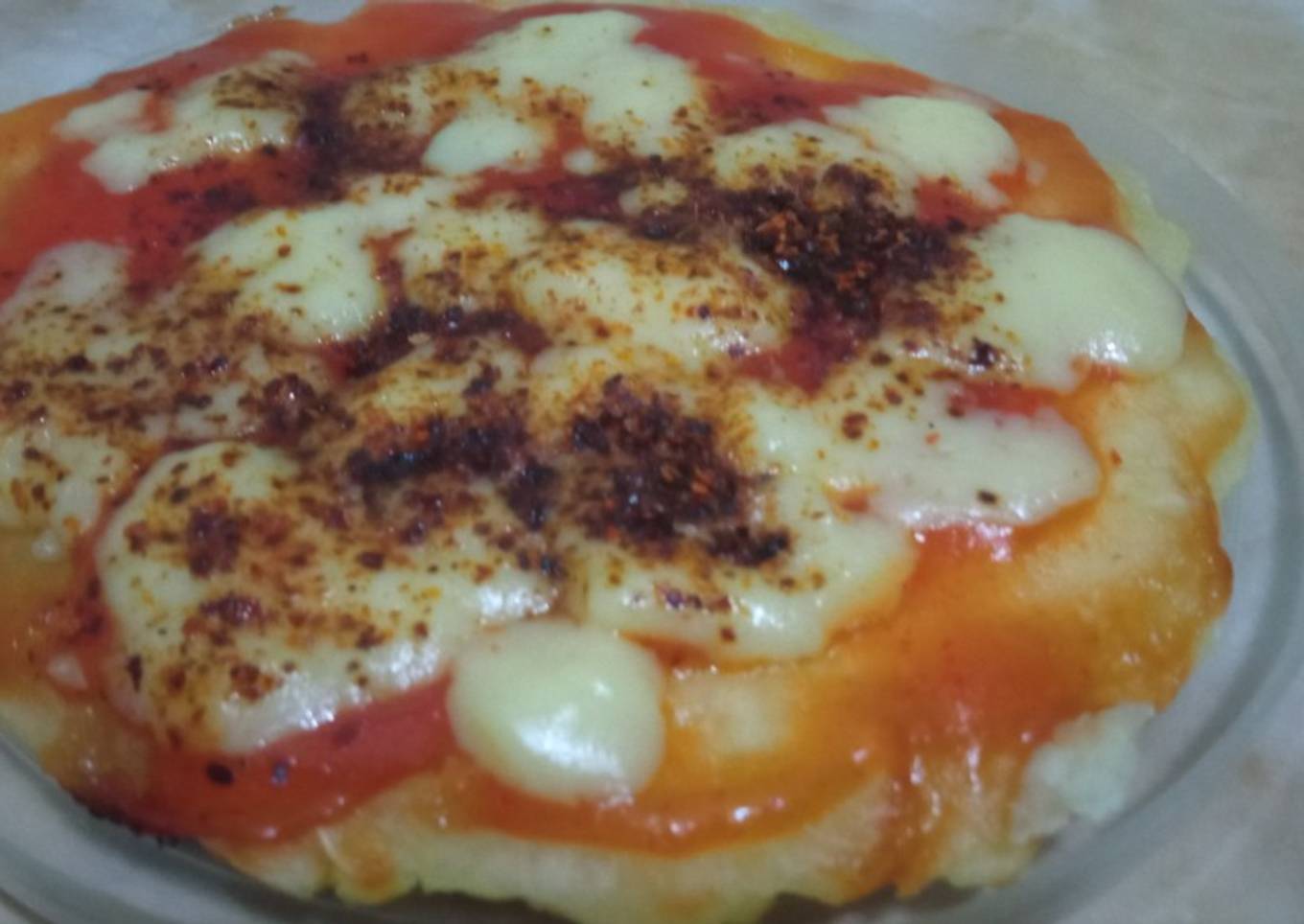 Getuk uleg pizza mozarela