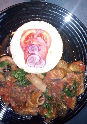 A picture of Wetfry tripe (Matumbo)#localfoodcontest_Kakamega.
