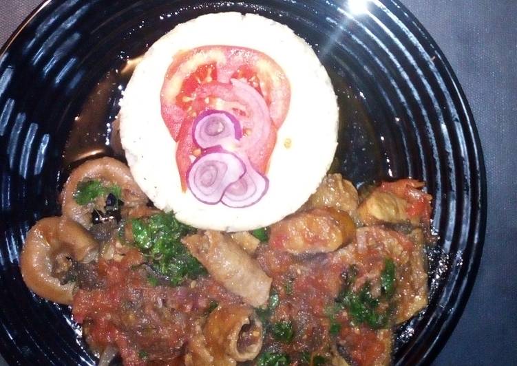 Recipe of Super Quick Homemade Wetfry tripe (Matumbo)#localfoodcontest_Kakamega