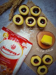 Foto resep Kue Putu Belanda (isi selai blueberry)