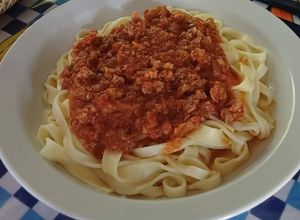 Una foto de Fideos caseros