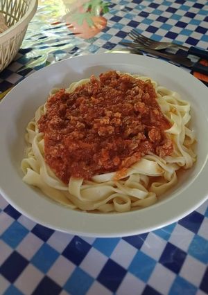Una foto de Fideos caseros