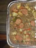Salchichon (smoked sausage) and Beef