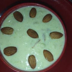 A picture of Badam rabdi.