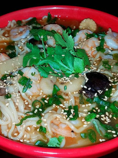 A picture of Mike's Spicy Asian Ramen Soup.