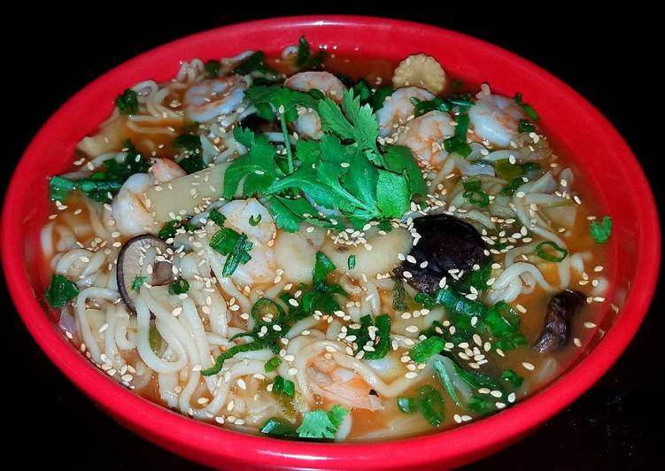 Steps to Make Any-night-of-the-week Mike&#39;s Spicy Asian Ramen Soup