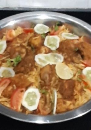 A picture of Chicken mandi recipe.