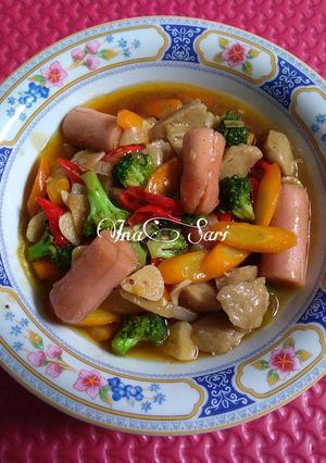 Foto resep Sosis Sayur Saus Tiram