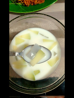 Foto resep Minuman takjil buka puasa: es melon nata de coco / sop buah