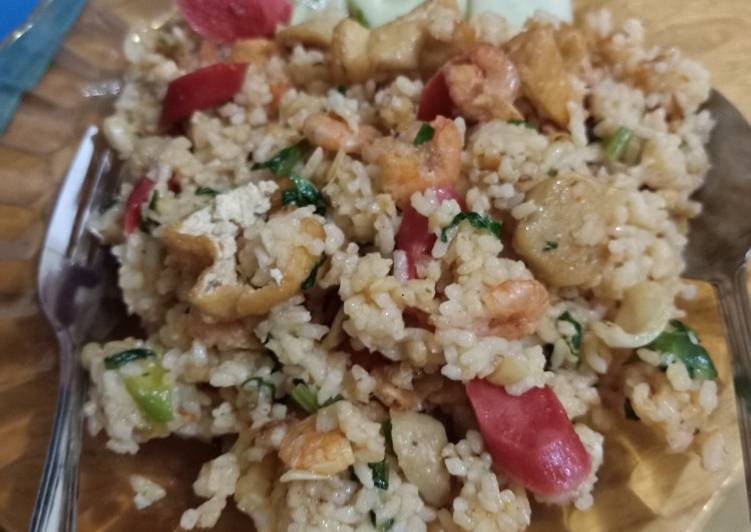 Resep Nasi goreng seafood yang praktis