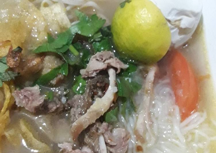 Resep Soto ayam mantul yang Menggugah Selera