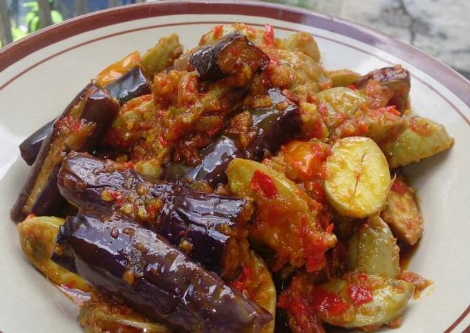 Anti Ribet, Bikin Sambel jengkol + terung ungu Murah
