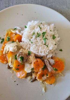 Une photo de Blanquette de poulet