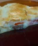 Tarta de jamón y queso diferente