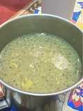 Bubur ubi kledek dan chia seeds Vegan