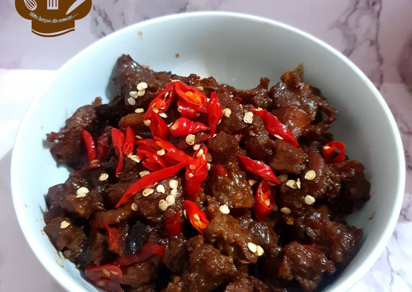 Daging sapi asam manis (Beef sour sweet)