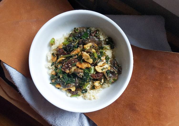 Easiest Way to Make Ultimate Mushroom quinoa