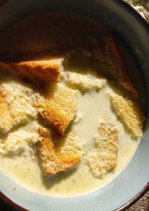 Una foto de Crema de calabacita