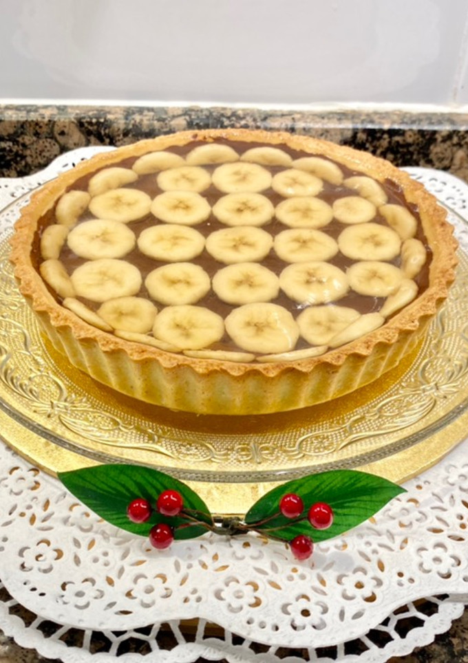 Una foto de Pastel de chocolate y plátano (versión modificada sin gluten de “chocolate cacao”)