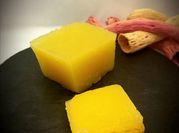 Una foto de dulce de batata con agar agar
