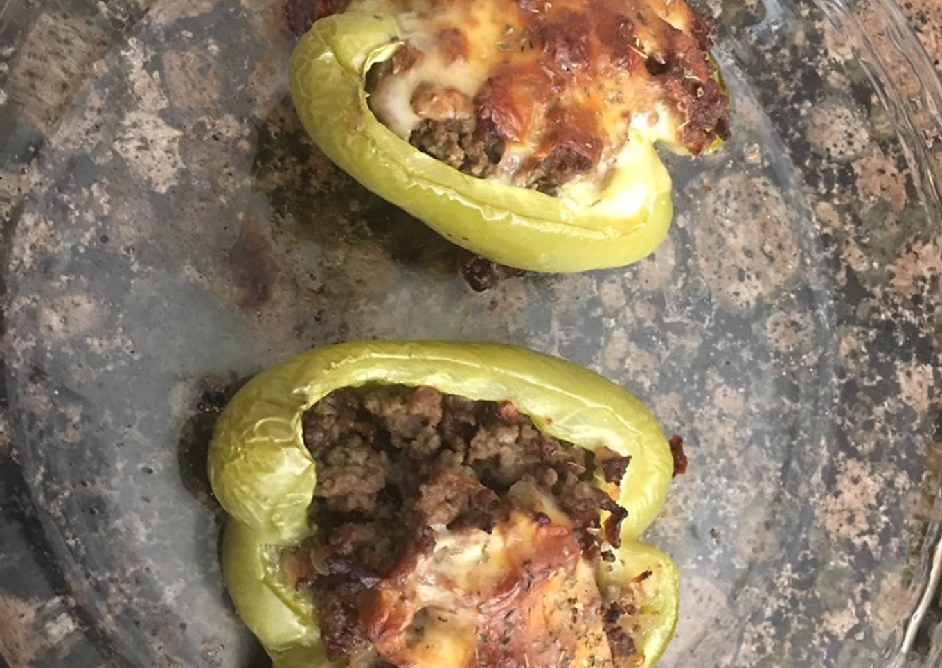 Morrón relleno de carne