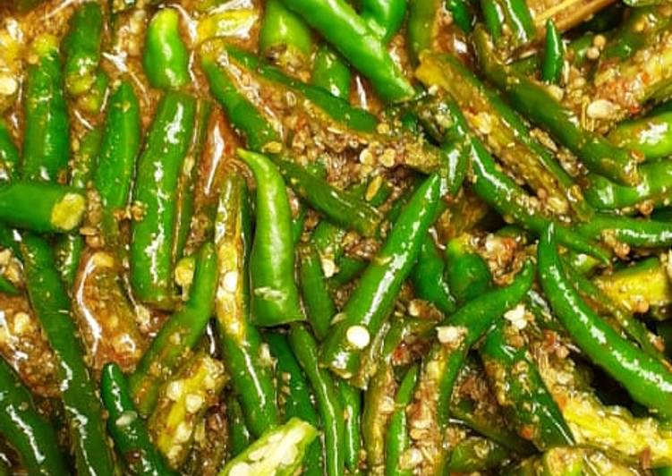 Steps to Prepare Homemade Chilli pickle