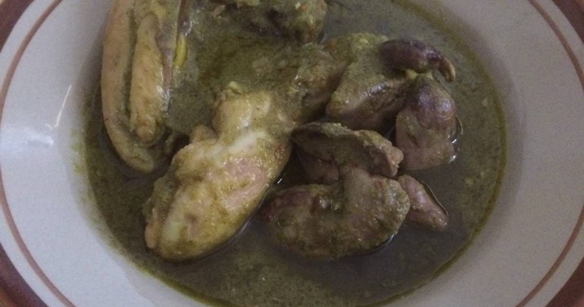 Resep Ayam lado ijau tanpa santan khas Padang oleh resty putri risya