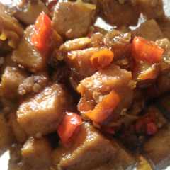 A picture of Oseng Mercon Tempe Menjes.