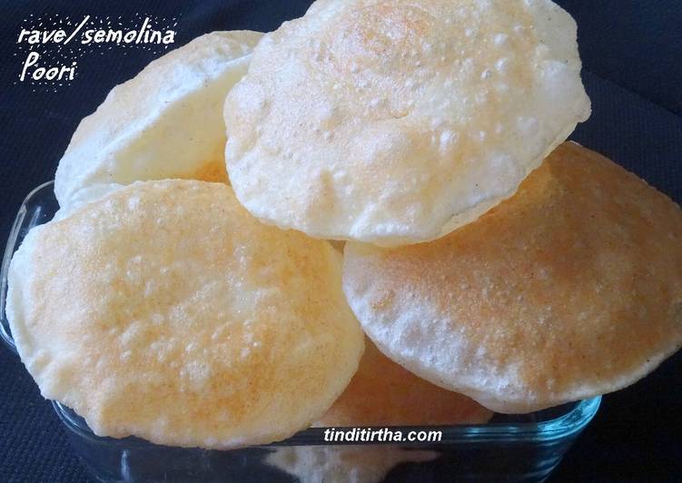 Steps to Prepare Ultimate Sooji/Semolina Poori