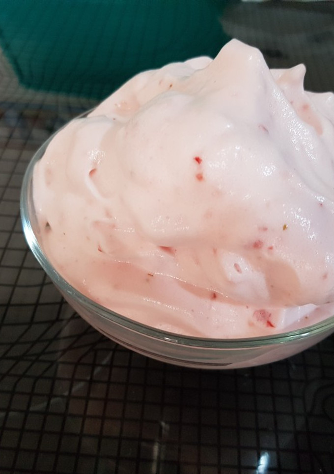 Una foto de Espuma de fresas light en Mycook